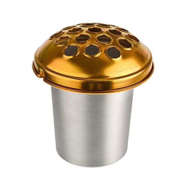 Metal Gold Grave Vase Insert