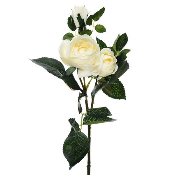 Artificial Prize Rose Spray Cream 42 cm
