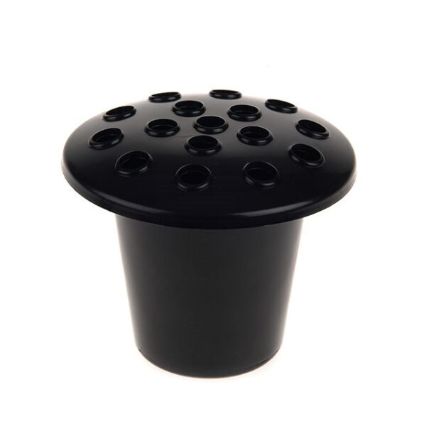 Grave Vase Black with Lid