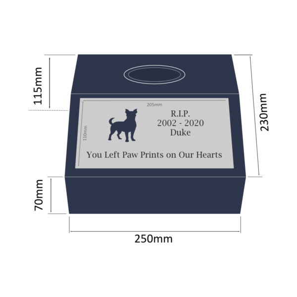 Personalised Stamford Pet Memorial - Bespoke - Image 4