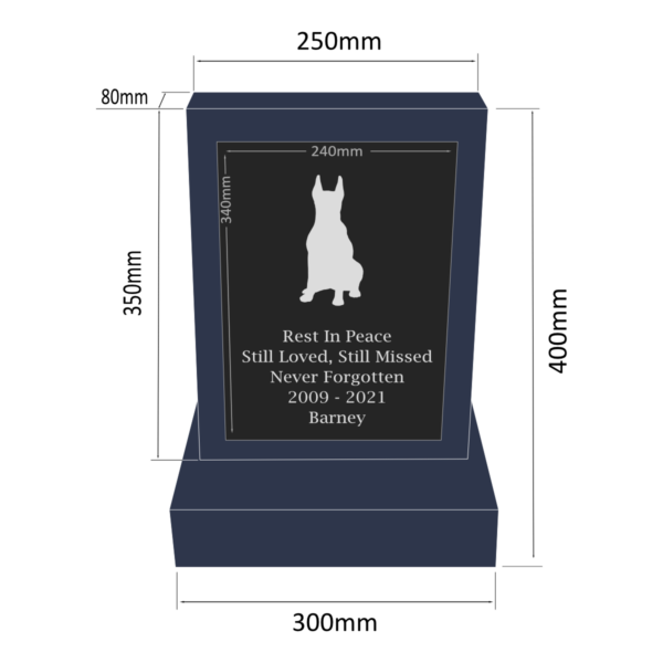 Personalised Tilbury Pet Memorial - Bespoke - Image 4