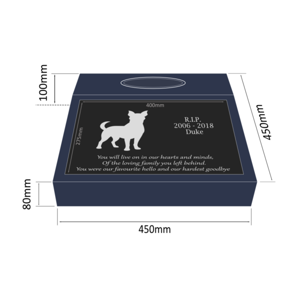 Personalised Winchester Pet Memorial - Bespoke - Image 4